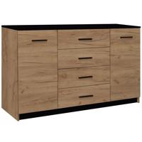 Komód CRAFT craft/fekete