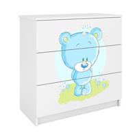Komód gyermek számára Babydreams fehér – Medve Modrá