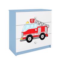 Komód gyermek számára Babydreams Kék– Tűzoltóosztag
