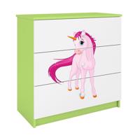 Komód gyermek számára Babydreams Zöld – Egyszarvú