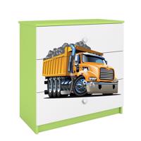 Komód gyermek számára Babydreams Zöld – kamion