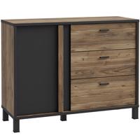 Komód Haruki HYTK221 alpesi lucfenyő/fekete 042025