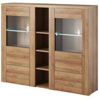 Komód Larona 2D tölgy riviera fényes 46