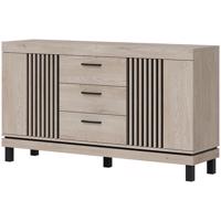 Komód Mati Mi04 Tölgy Crem/Fekete