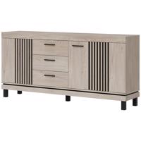 Komód Mati Mi05 Tölgy Crem/Fekete