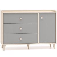 Komód Mevel 05 Sivatagi Homok/Szürke Pallad