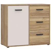 Komód Mokkaro Mokk221l-M802 Homok/tölgy Mauvella  042025