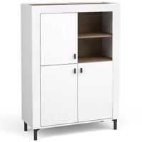 Komód Mossa M05 3D tölgy whisky/fehér mat