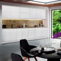 Konyhabútor Gardena White 260 lakkozva