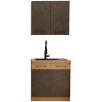 Konyhabútor Vigo Grafit 80cm Munkalap nélkül