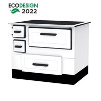 Konyhai tűzhely ALFA 55 fehér 6 kW jobbos