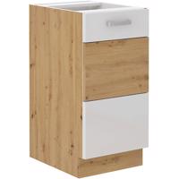 Konyhaszekrény ARTISAN fényes fehér 40D 1F BB