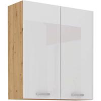 Konyhaszekrény ARTISAN fényes fehér 80G-90 2F