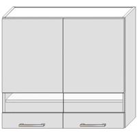 Konyhaszekrény Bono Ws80 fehér Alaska/fehér