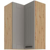 Konyhaszekrény LUNA CLAYGREY/ARTISAN 60X60 GN-90 2F (90°)