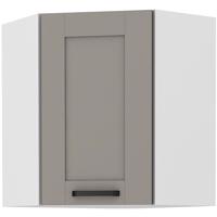 Konyhaszekrény LUNA CLAYGREY/fehér 60X60 GN-72 2F (45°)