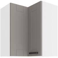 Konyhaszekrény LUNA CLAYGREY/fehér 60X60 GN-72 2F (90°)