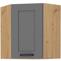 Konyhaszekrény LUNA DUSTGREY/ARTISAN 60X60 GN-72 2F (45°)