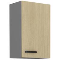 Konyhaszekrény SCANDI fenyő/antracit 45g-72 1f