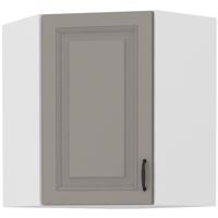 Konyhaszekrény STILO CLAYGREY/fehér 60X60 GN-72 2F (45°)