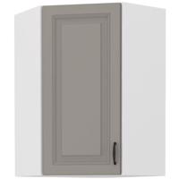 Konyhaszekrény STILO CLAYGREY/fehér 60X60 GN-90 1F (45°)
