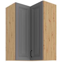 Konyhaszekrény STILO DUSTGREY/ARTISAN 60X60 GN-90 2F (90°)