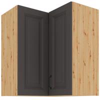 Konyhaszekrény STILO GRAFIT/ARTISAN 60X60 GN-72 2F (90°)