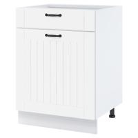 Konyhaszekrény Stilo Lora ds6/1 fehér + fr. fehér bb