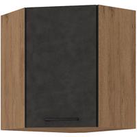 Konyhaszekrény VIGO GRAFIT MAT 60X60 GN-72 2F (45°)