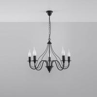 Lámpa Minerwa 5 A-0218 fekete