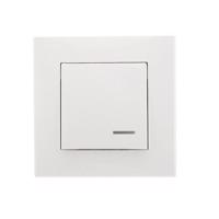 ŁP-1LS Egyetlen kapcsoló háttérvilágítással fehéret