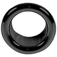 Mosdókagyló rozetta fekete 19 mm