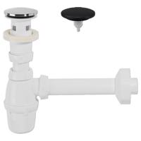 Mosdószifon Quick-Clac króm + matt fekete 30724762