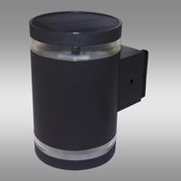 Napelemes fali lámpa, matt fekete TR 368S