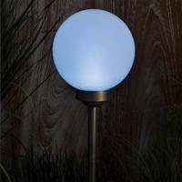 Napelemes lámpa 4LED BY-131580 golyó fehér 20