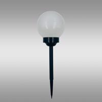 Napelemes lámpa LABDA 25CM BLACK EKO0590