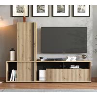 Nappali Bútor Chania Artisan/Fekete 11013496