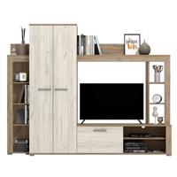 Nappali bútor Talin fehér/szürke tölgy 11008878