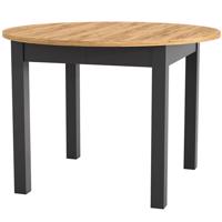 Összecsukható asztal Indus 02 tölgy craft/fekete