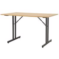 Összecsukható Asztal Marius 9573 120 Cm natúr/fekete