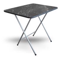 Összecsukható asztal ROOT 80X60 fekete márvány
