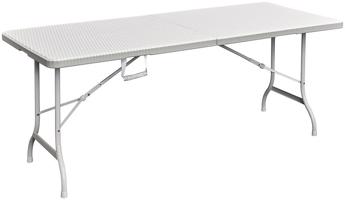 Összecsukható kempingasztal fehér
