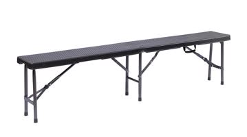 Összecsukható kempingpad fekete