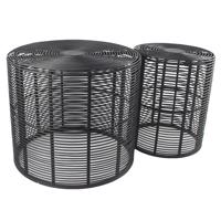 Padkészlet BULAN RATTAN 60 fekete