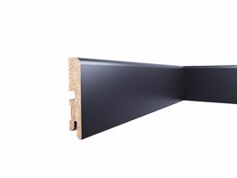 Padló szegélyléc Foge LB1 80 fekete fél matt