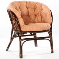 Rattan szék Bahama sötétbarna/cappucino