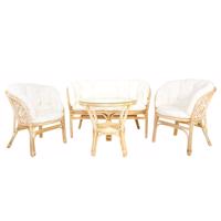 Rattan szett Tropicana natural/bézs