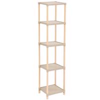 Regál FIX-2011-5 természetes/bézs