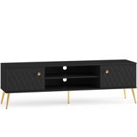 RTV Szekrény fekete ELJOT 07