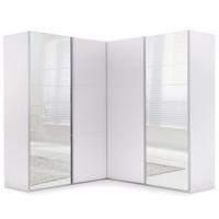 Sarokszekrény Merida Fehér / Tükör